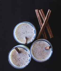spiced rum & eggnog